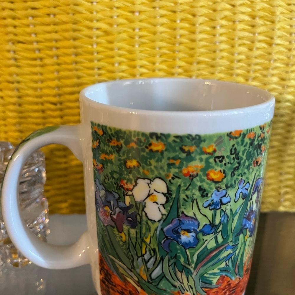 Floral Ceramic Mug with Colorful Design by chaler 🎨🎨🎨🎨🎨🎨🎨🎨🎨🎨🎨🎨 - Picture 5 of 6